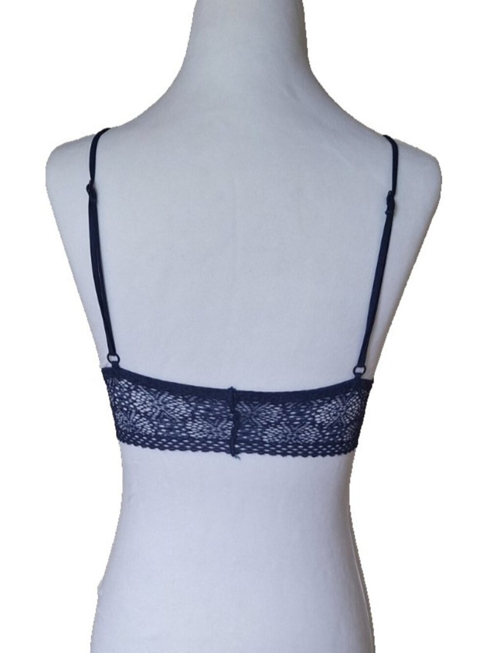 VICTORIA'S SECRET LACE BRALETTES SIZE XS NAVY MAUVE - Picture 8 of 9